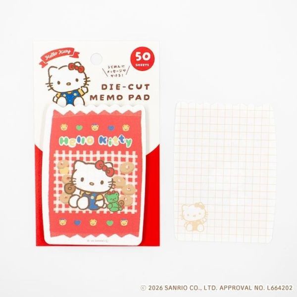 Hello Kitty 零食包裝造型便條紙 