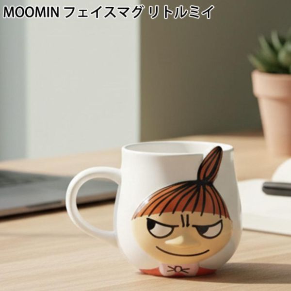 Moomin 立體造型臉型馬克杯（350ml） 
