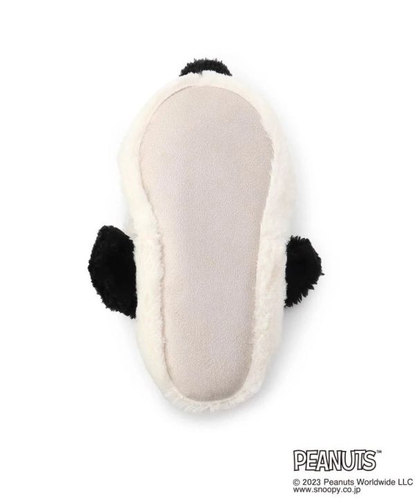 史努比大頭立體造型毛絨居家拖鞋 