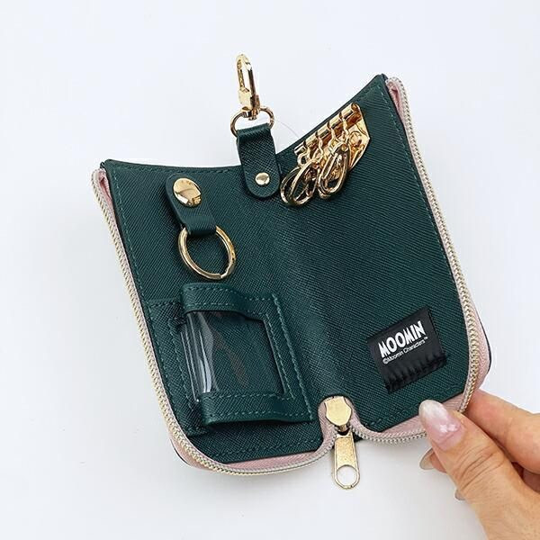 Moomin 智慧鑰匙刺繡收納包 