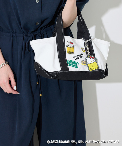 Hello Kitty × SLOBE IENA 聯名刺繡貼布托特包 