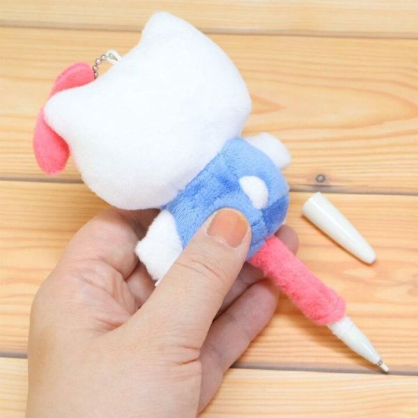 Hello Kitty 絨毛原子筆吊飾 