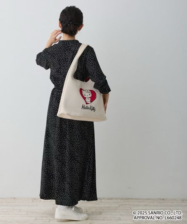 Hello Kitty 編織肩背包 