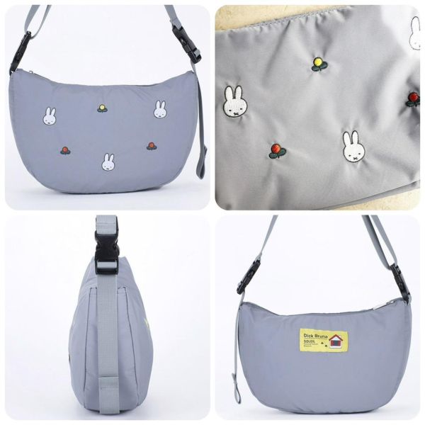 SOLEIL Miffy 輕量防水可收納彎月包 