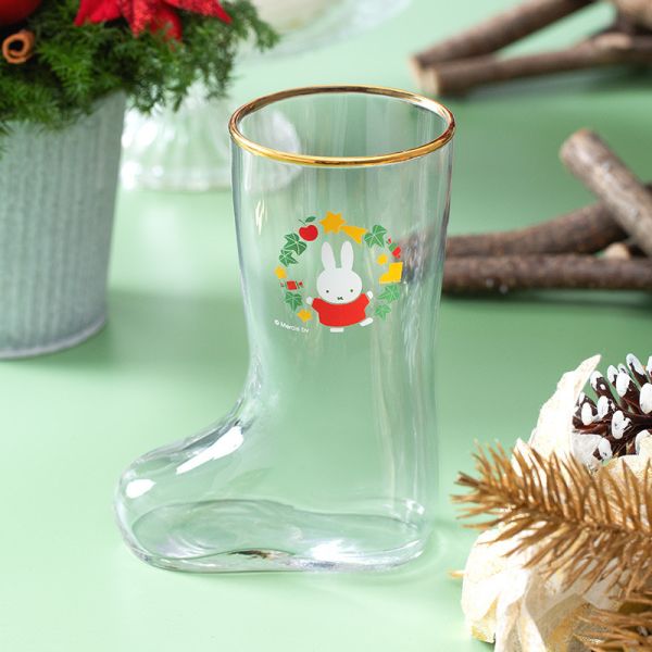 Flower Miffy限定 聖誕玻璃擺飾系列 