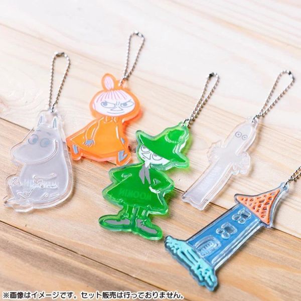 MOOMIN PVC 反光透明造型吊飾 