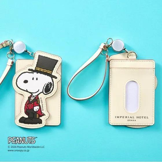 PEANUTS × 大阪帝國飯店 30週年限定 伸縮票卡套／證件套 