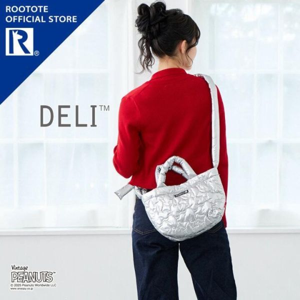 PEANUTS × ROOTOTE 2WAY 澎澎鋪棉托特包 