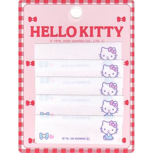 Hello Kitty 姓名燙布貼 5入組 