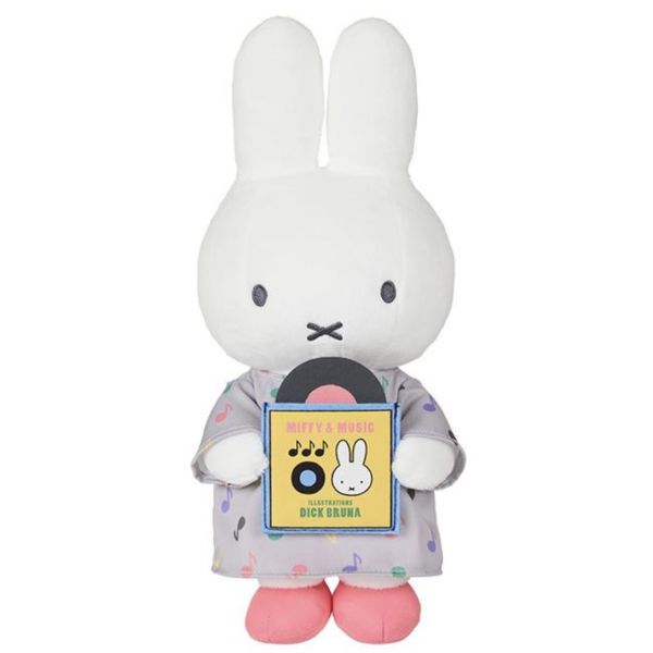 Miffy 唱片款療癒絨毛玩偶 