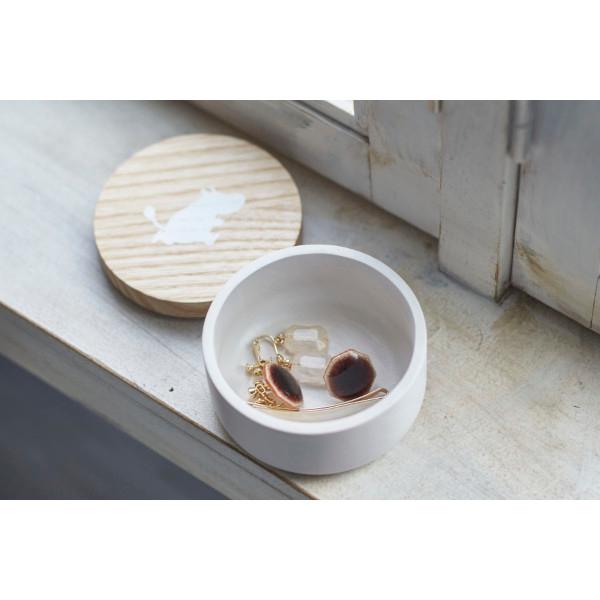 moomin 天然木製首飾圓盒 (三款) 