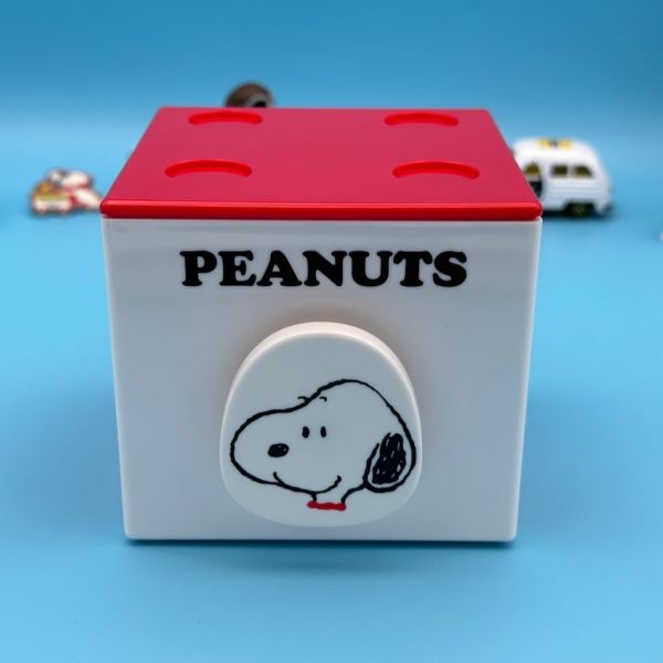 Snoopy 方形可層疊桌上收納盒 
