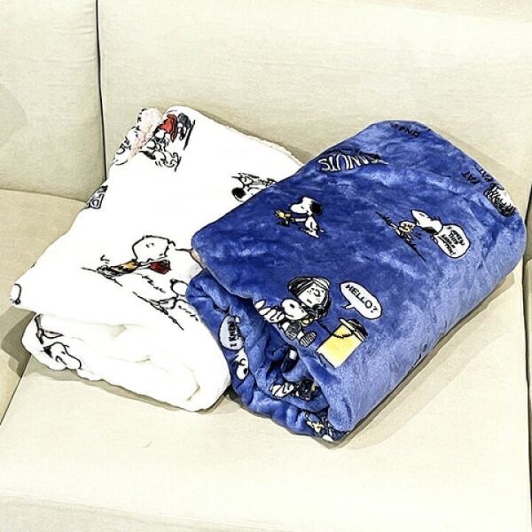 史努比法蘭絨毯 (兩色) 