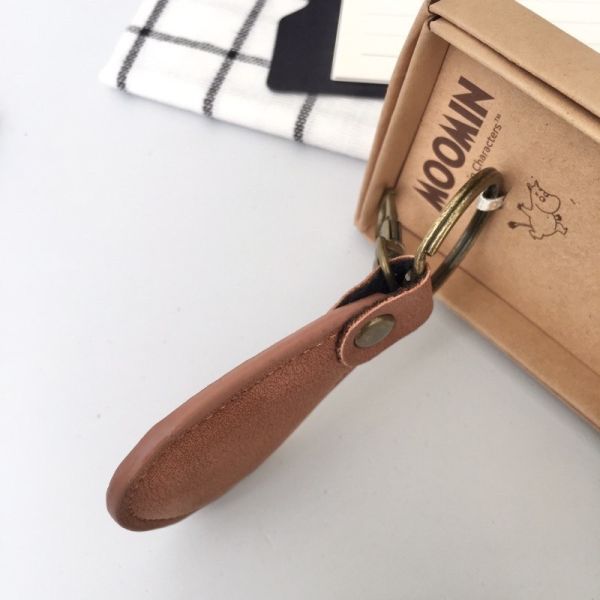 小不點 仿皮革 復古鑰匙圈吊飾 