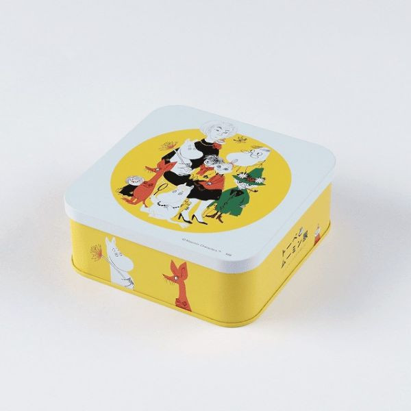 朵貝與姆明展 杏仁餅乾方罐 