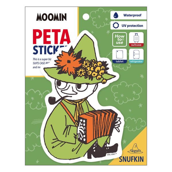 Moomin park 嚕嚕米角色行李箱貼紙 