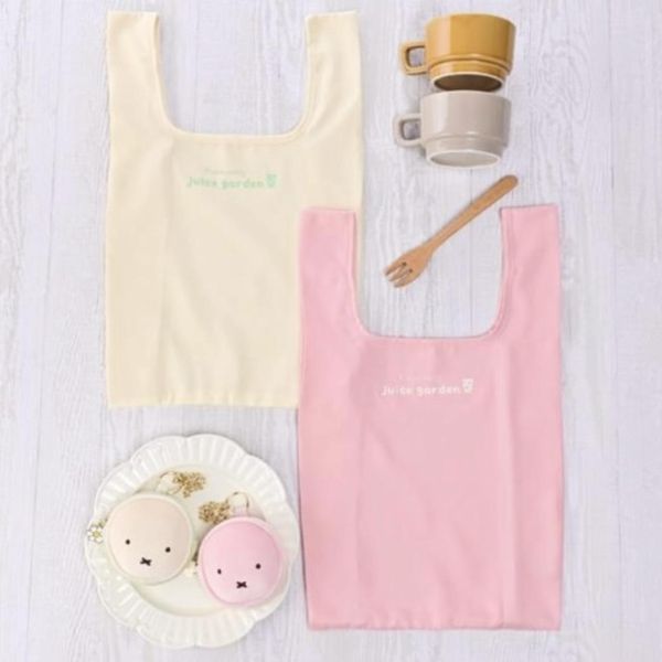 Flower Miffy馬卡龍環保袋附收納包 