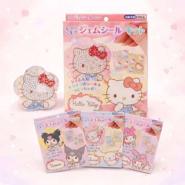 maruka Kitty閃亮水鑽diy貼紙組 