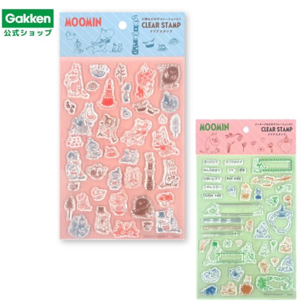 Moomin 透明矽膠印章DIY貼紙 