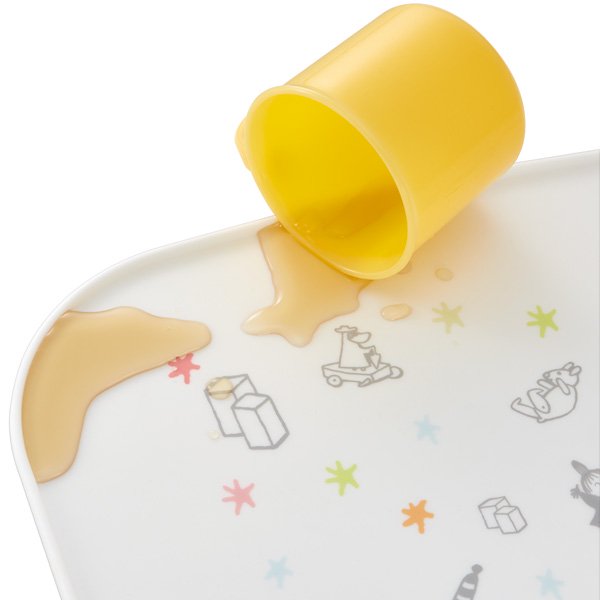 SKATER嚕嚕米 嬰兒矽膠防滑防水餐墊 