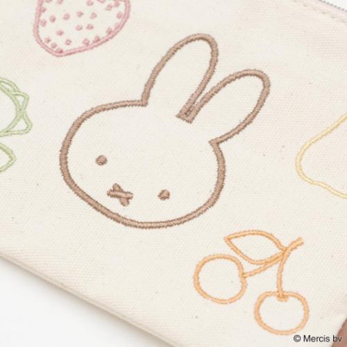 fab 米菲/boris甜點刺繡扁平收納包 