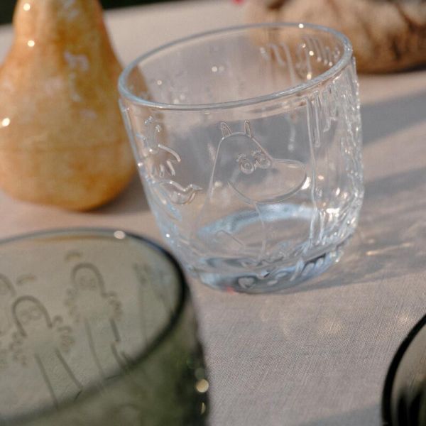 ARABIA X MOOMIN 立體浮雕玻璃杯/碗 