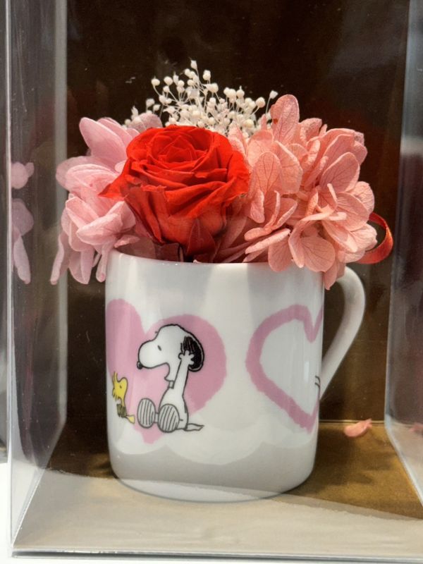 Snoopy  春天永生花器系列 
