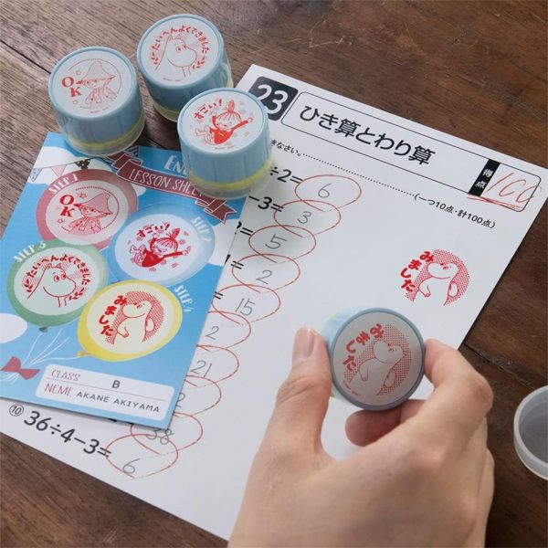 moomin 標語 回墨印章 