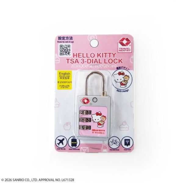 Hello Kitty × Tiny Chum TSA 海關密碼鎖 