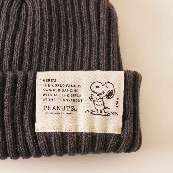 PEANUTS cafe 針織毛帽 