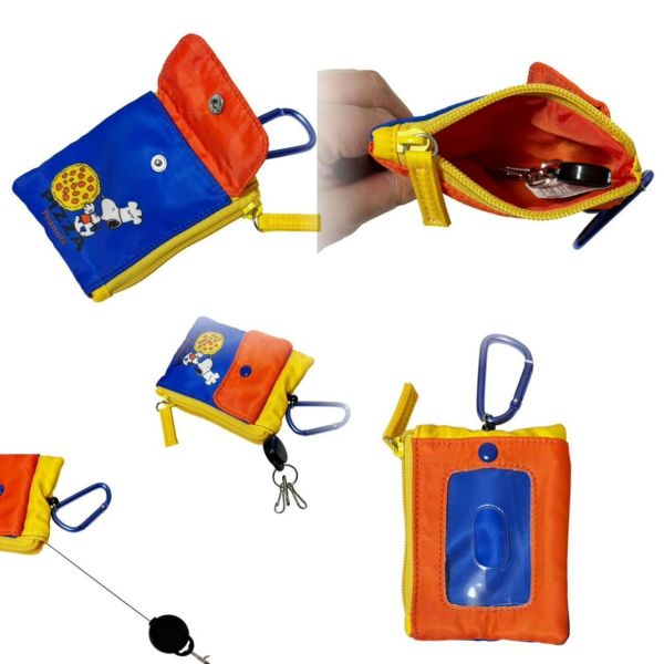 Snoopy 多功能伸縮票卡零錢包 