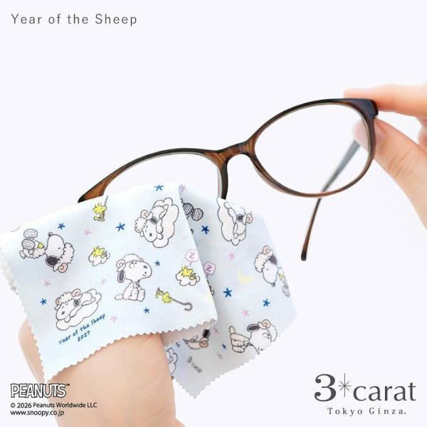 3carat X Snoopy 防霧眼鏡布 