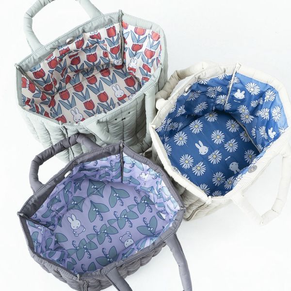 Miffy Flower Series 絎縫手提包 