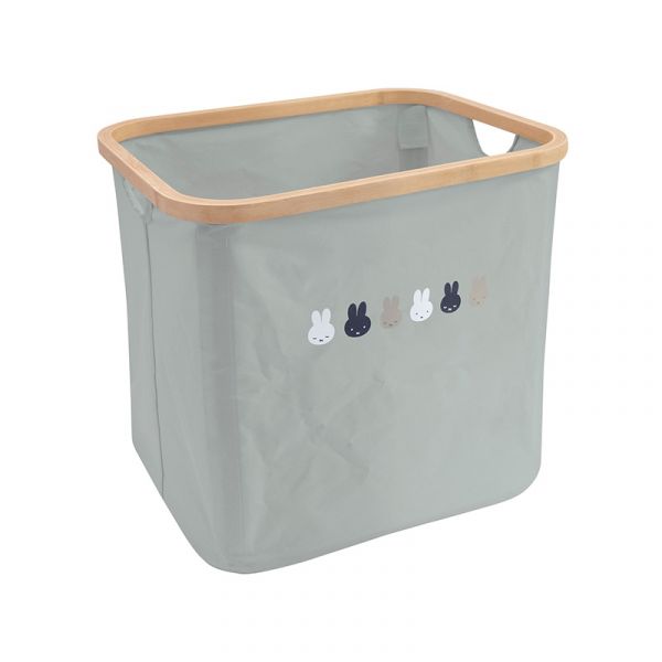 Miffy米菲 防水收納竹籃 