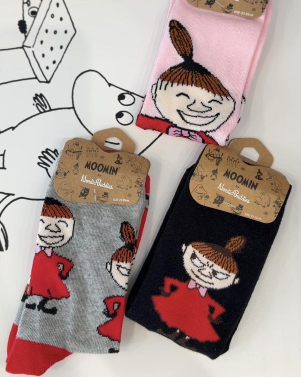 Nordicbuddies x Moomin 小不點造型長襪 