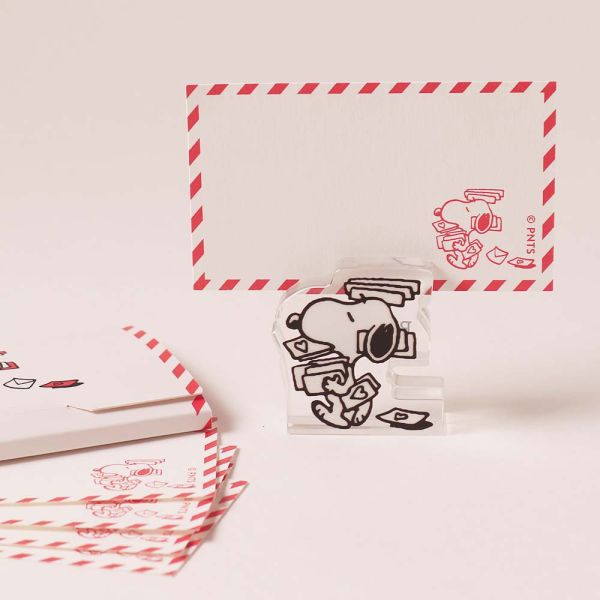 PEANUTS Cafe Love Letter 卡片壓克力架套組 