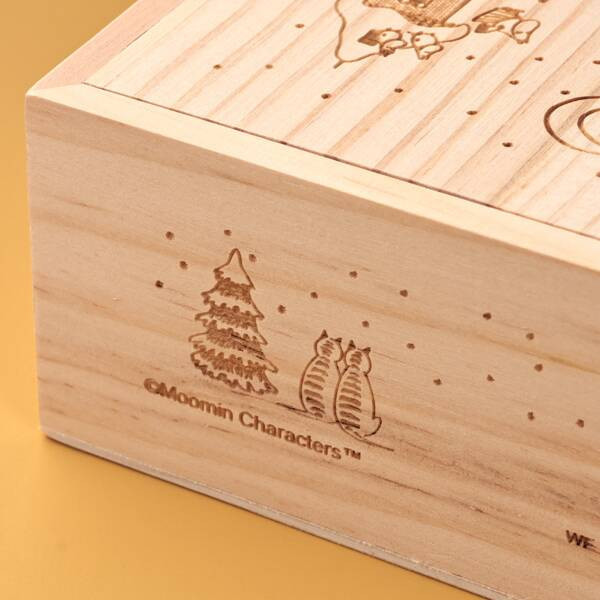 Moomin 聖誕限定木盒點心組 