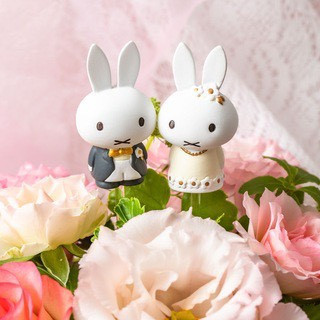 Flower Miffy 新郎新娘裝飾棒 