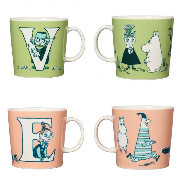 ARABIAxMoomin 嚕嚕米家族字母馬克杯系列 