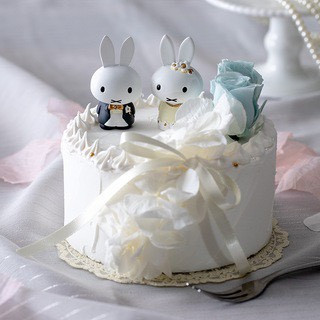 Flower Miffy 新郎新娘裝飾棒 