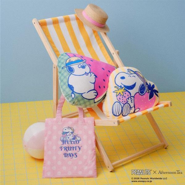 PEANUTS × Afternoon Tea HELLO FRUITY DAYS 造型抱枕 