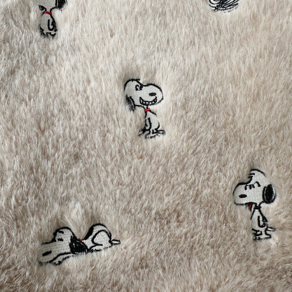 Heming's 史努比刺繡毛絨手提袋 