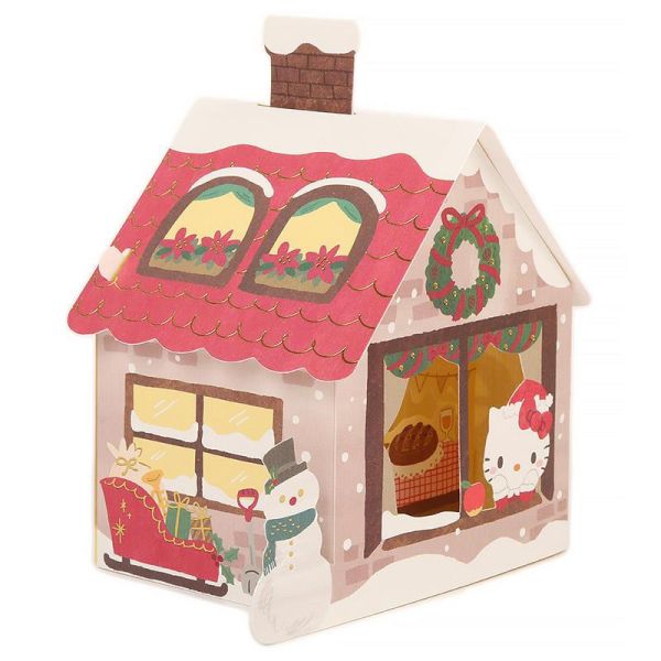 Hello Kitty 房子立體賀卡 