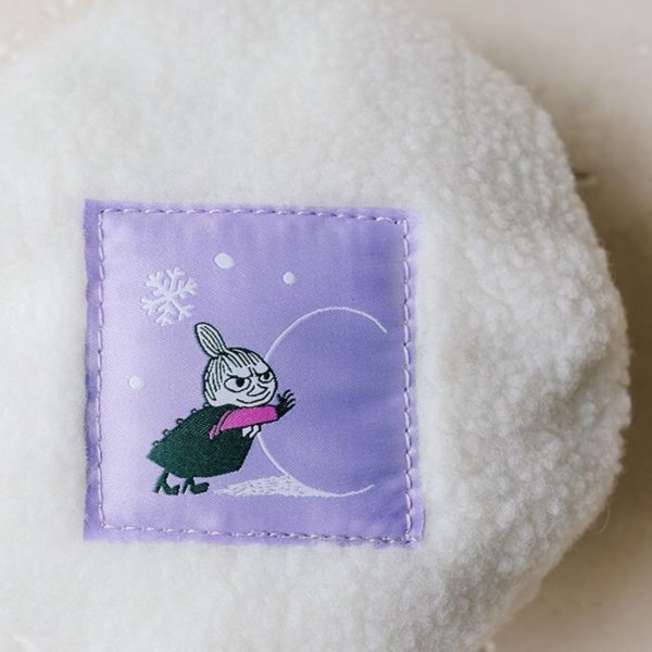 zowie 小不點堆雪球毛絨拼布圓零錢包 收納包 