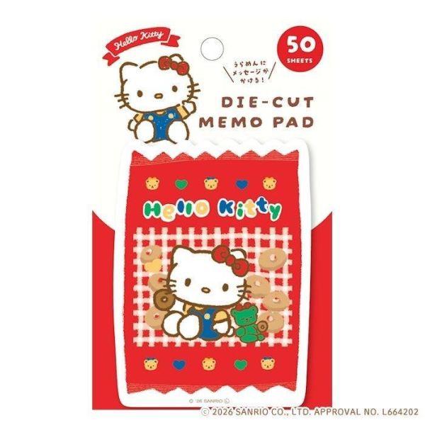 Hello Kitty 零食包裝造型便條紙 