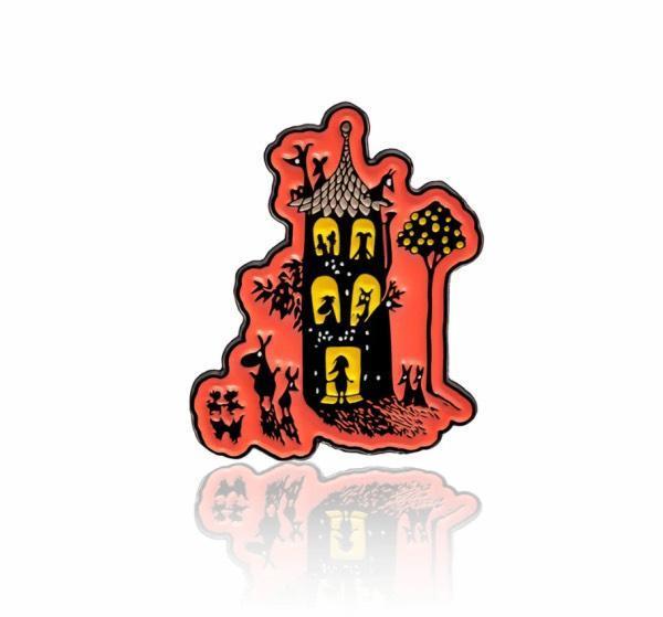 Moomin × PINBOX 聯名別針系列 質感琺瑯徽章 