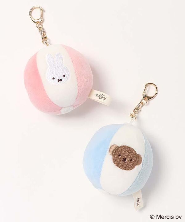 Miffy 夏日沙灘球絨毛吊飾 