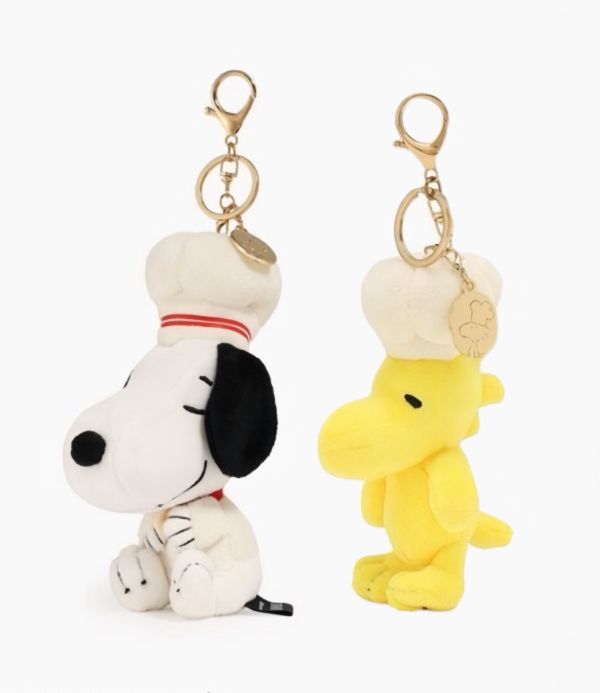 Snoopy × Afternoon Tea 主廚造型絨毛鑰匙圈 