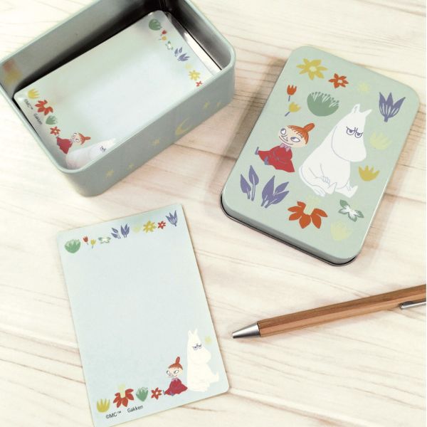 Moomin 便條紙造型鐵盒 