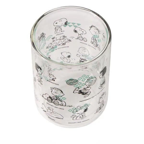 mc 史努比耐熱雙層玻璃杯 